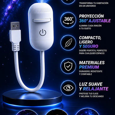 Mini proyector de galaxia