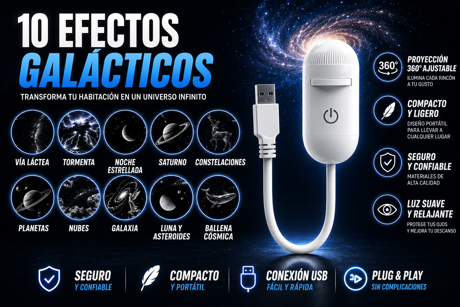Pack 10 proyectores Zentaurix